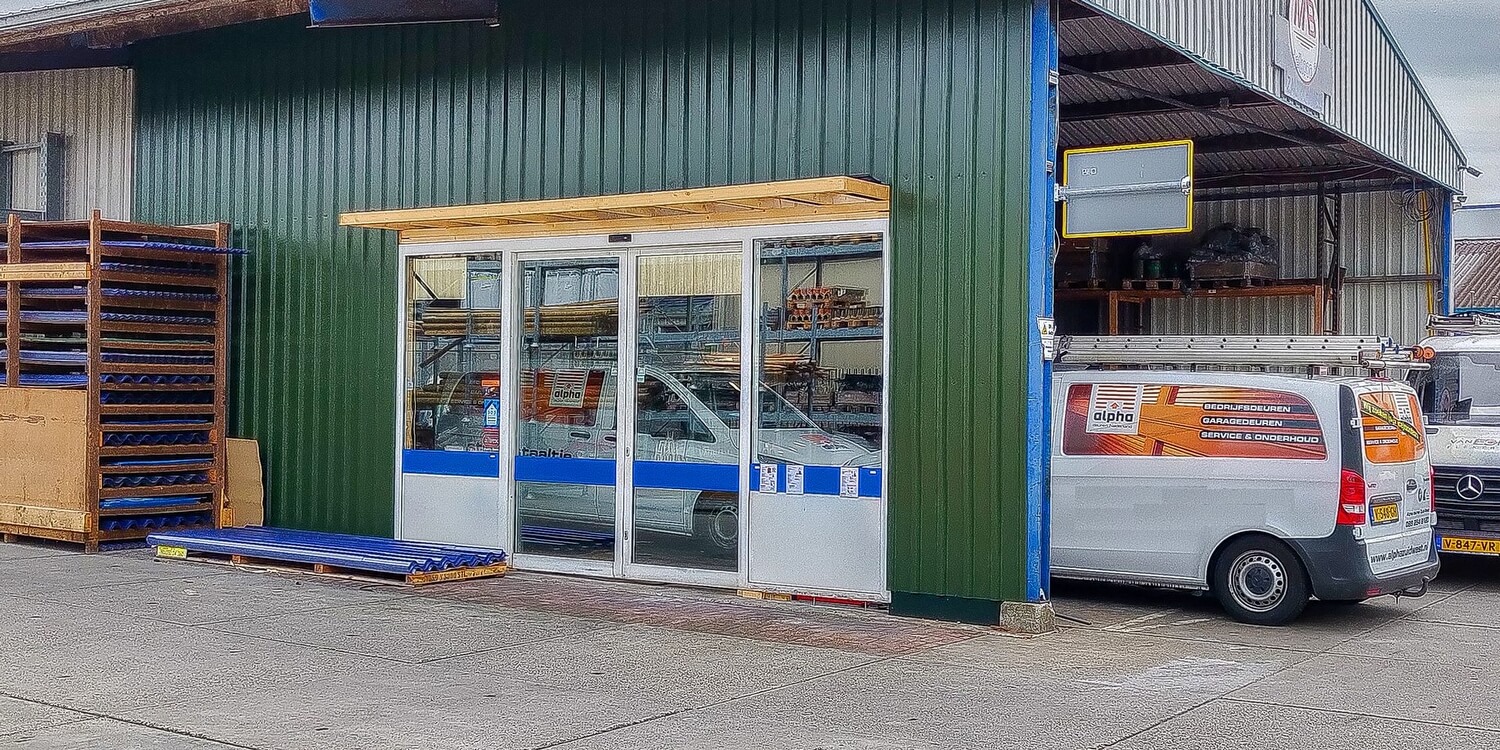 Van houtloods naar tijdelijke winkel